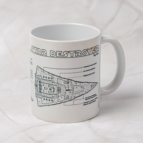 Star Wars kopp – star destroyer design