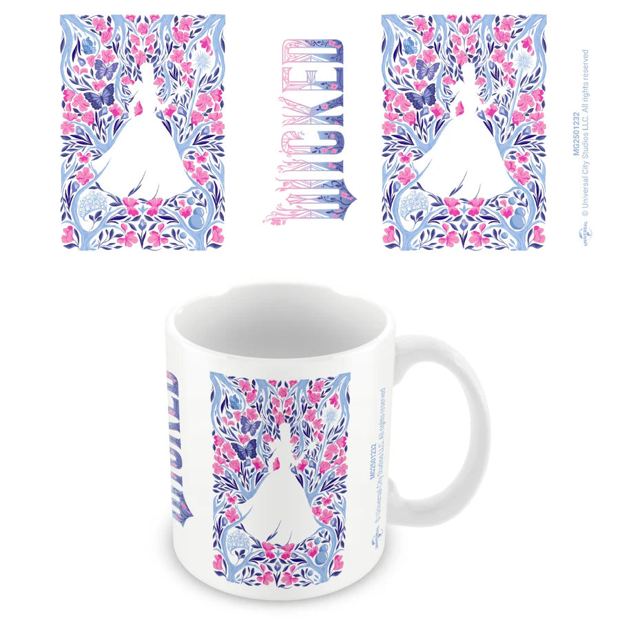 Wicked: Floral magic kopp (hvit)