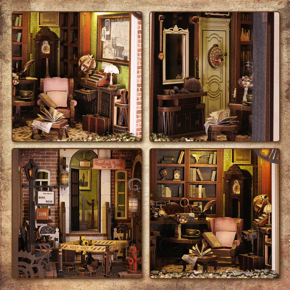 Rose Detective Agency - Book nook byggesett – bilde 3
