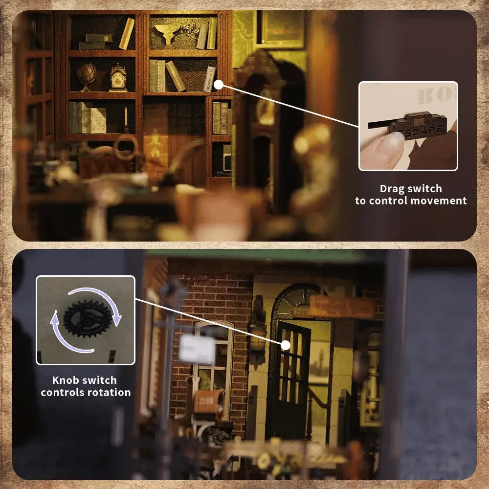 Rose Detective Agency - Book nook byggesett – bilde 4
