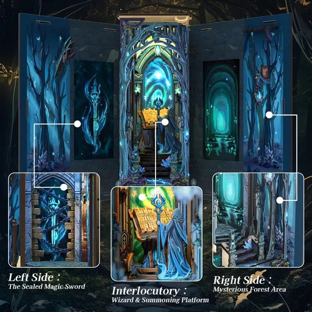 The Gate of Wonderland - Book nook byggesett – bilde 5