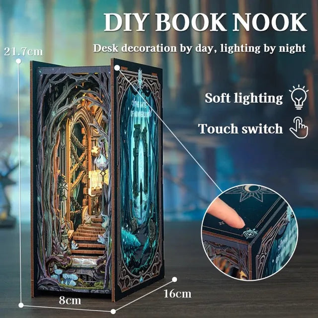 The Gate of Wonderland - Book nook byggesett – bilde 6