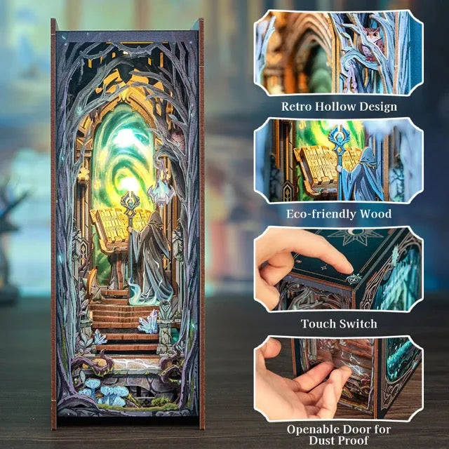 The Gate of Wonderland - Book nook byggesett – bilde 7