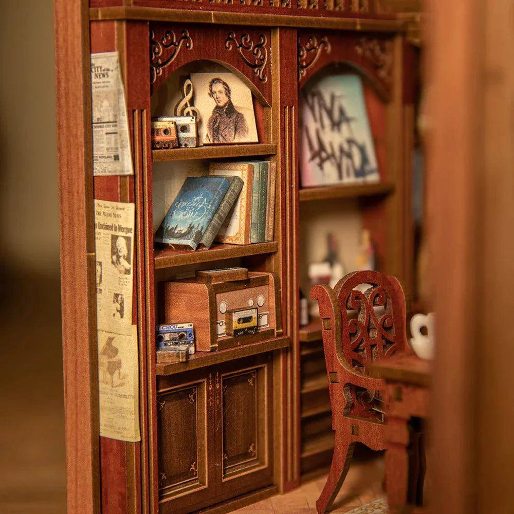 The Secret Rhythm - Book nook byggesett – bilde 4