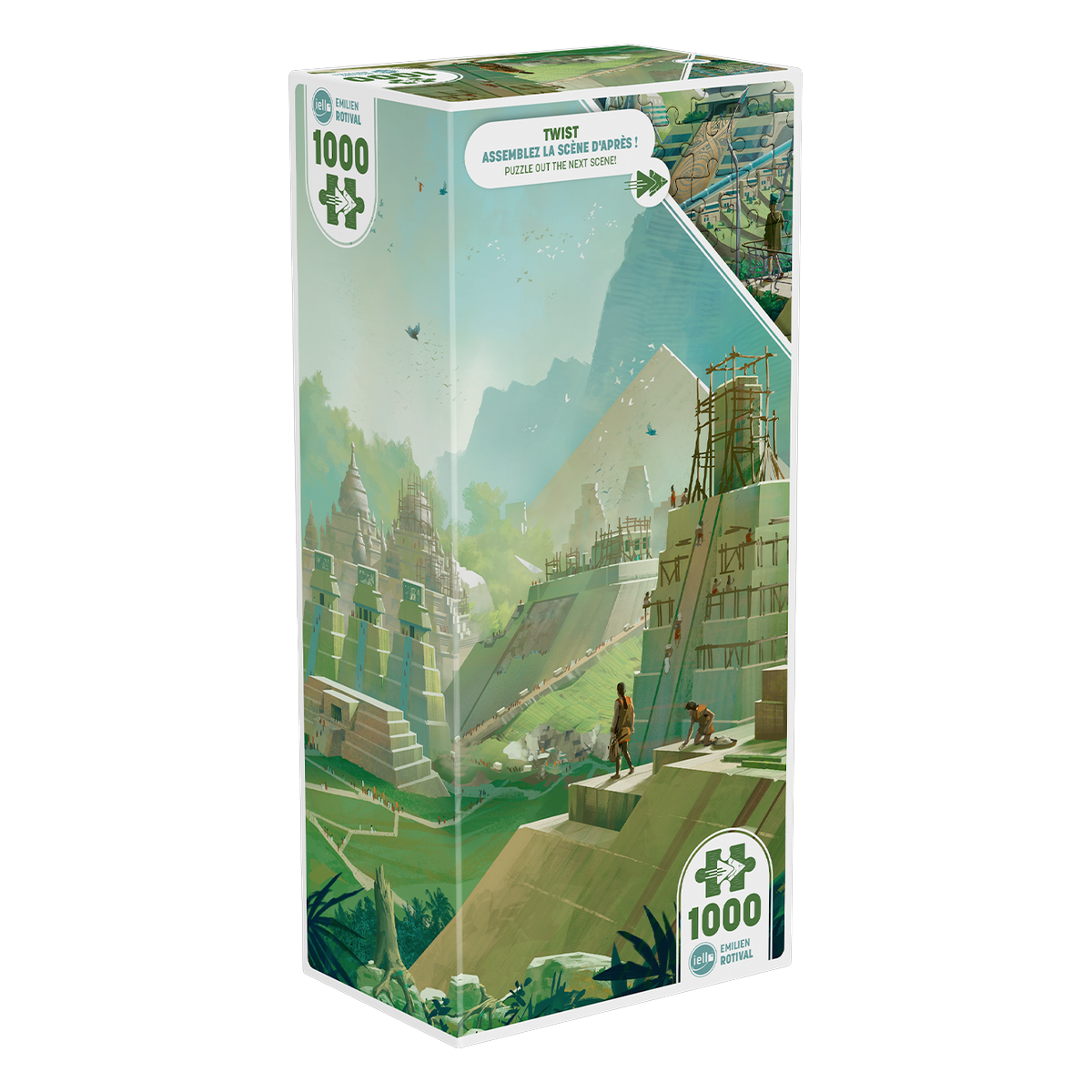 Ancient Pyramids puslespill - bygg neste scene (1000 brikker)